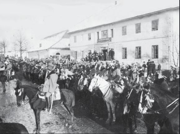 Legioniści Piłsudskiego w Kozach i okolicy (1915)