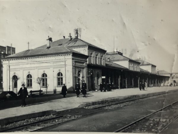 Koleją z Bielska do Kęt Podlesia 1936