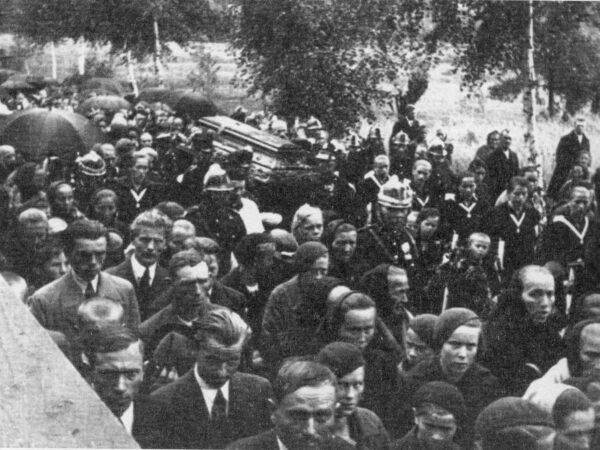 Śmierć i pogrzeb ks. Franciszka Żaka 1937 r.