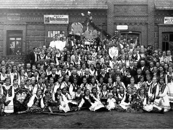 Dożynki w Jawiszowicach 1935 r.