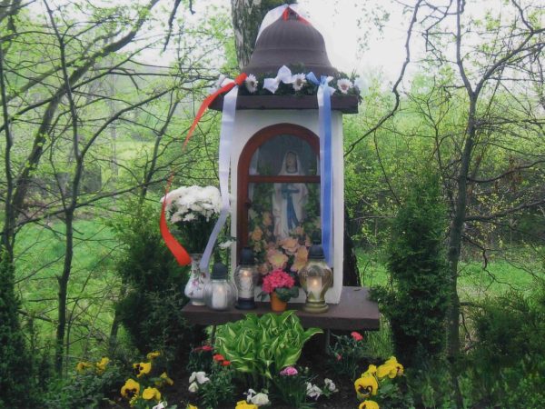 Koziańska kapliczka na grobli