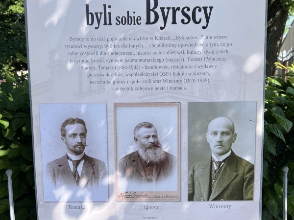 Wystawa plenerowa „Byli sobie Byrscy” w Kozach